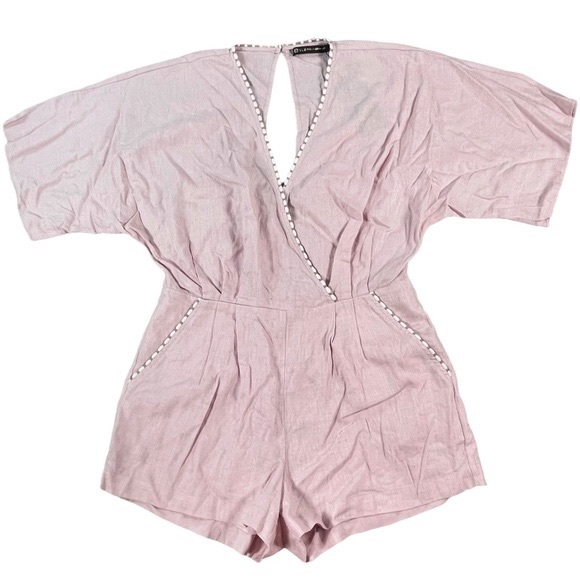 Vix Paula Hermanny size Xs light pink Marion mini jumper with white accents - Picture 13 of 13